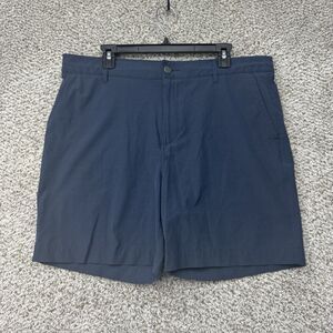 Faherty Shorts Men 35 Blue All Day Short Performance Tech Stretch Hybrid Outdoor